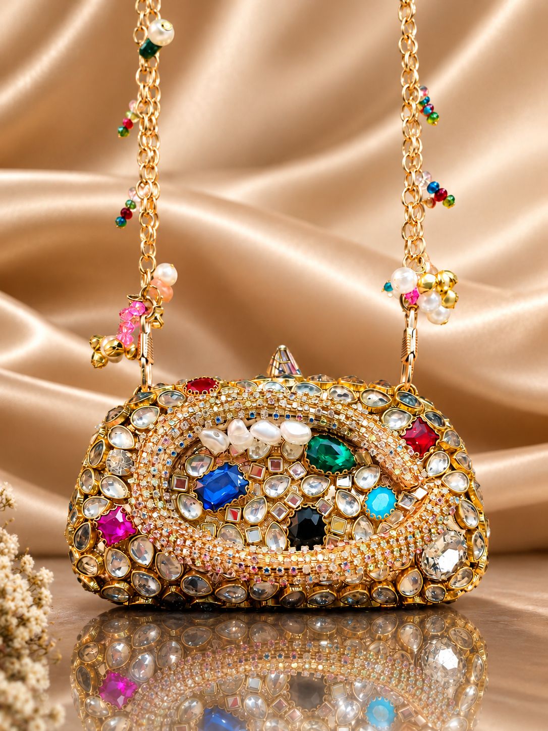 Royal Gemstone Luxe Clutch
